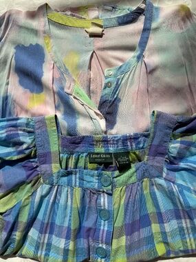 Women’s Summer Shirt Bundle Pastel Sz L